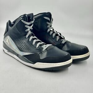 Nike Air Jordan SC-3 Men’s SIZE 17 Anthracite Black Cool Grey 629877-015 EX Cond